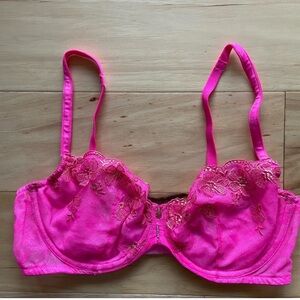 Victoria’s Secret sheer mesh bra.